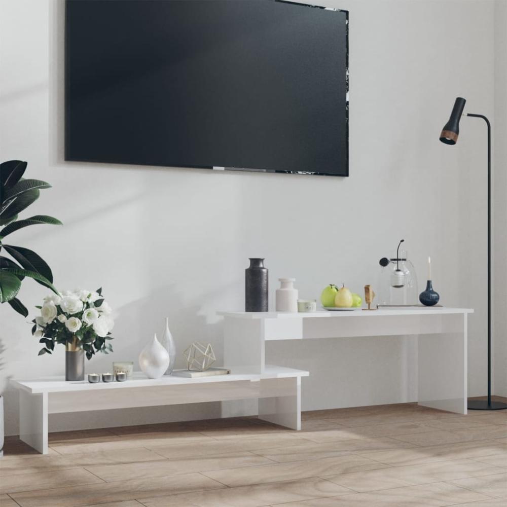 TV-Board >3006939< (LxBxH: 30 x 180 x 43 cm) in Hochglanz-Weiß - 30 x 180 x 43 cm (LxBxH) Bild 1