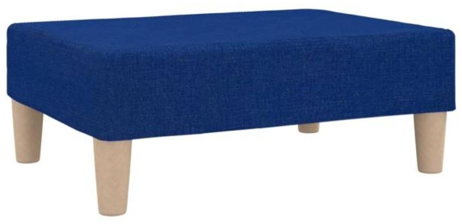 Fußhocker Blau 78x56x32 cm Stoff [337680] Bild 1