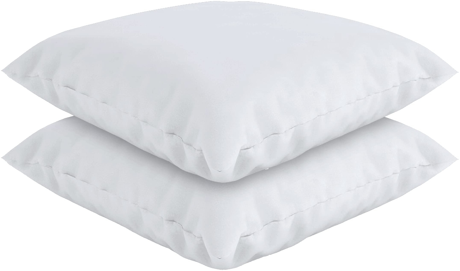 Federkissen mit Bezug - 40x40 cm - 2er Set Weiß Bild 1