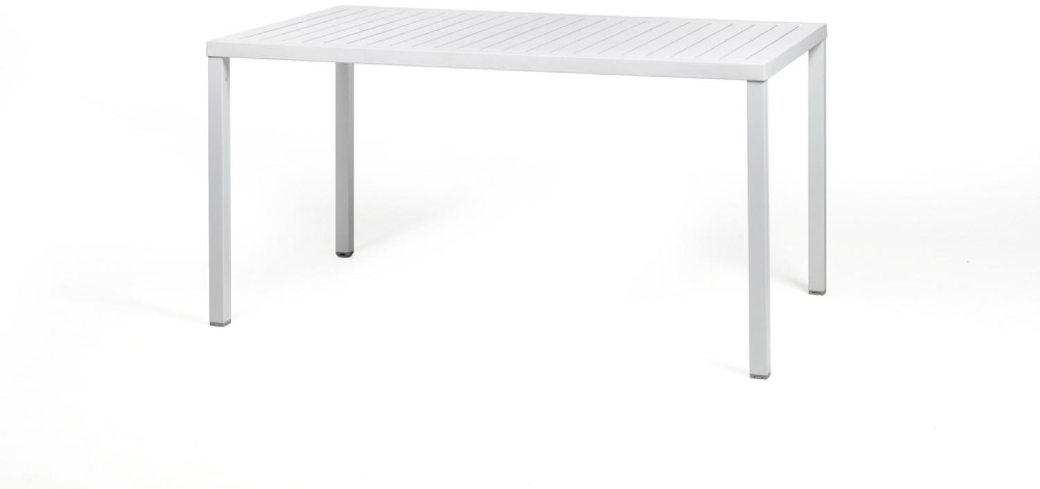 Tisch Cube Kunststoff (Bianco 140 x 80 cm ohne) Bild 1