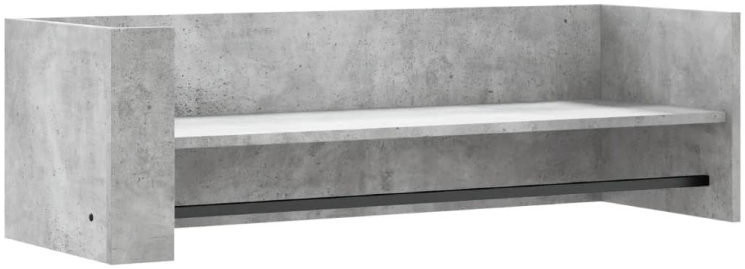vidaXL Wandregal Betongrau 100x35x30,5 cm Holzwerkstoff 848461 Bild 1