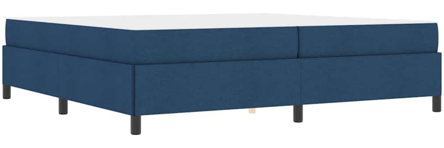 vidaXL Boxspringbett Blau 200 x 200 cm Stoff 3398891 Bild 1