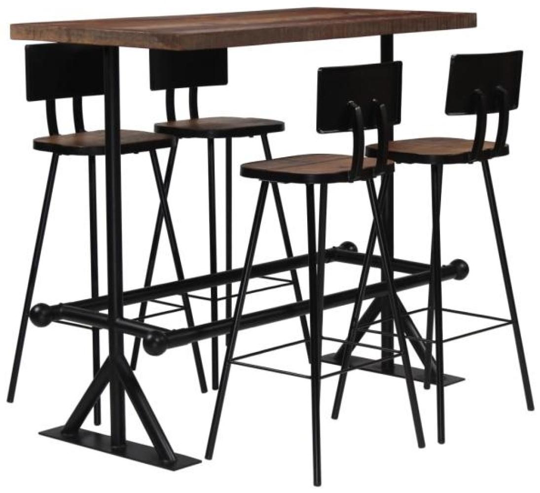 vidaXL Bar-Set 5-tlg. Altholz Massiv 245395 Bild 1