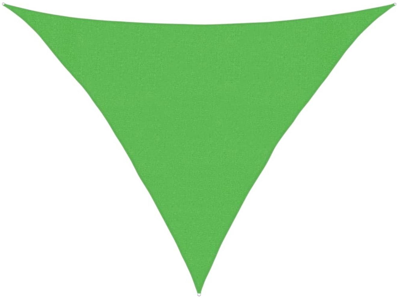 vidaXL Sonnensegel 160 g/m² Hellgrün 3x3x4,2 m HDPE 311309 Bild 1