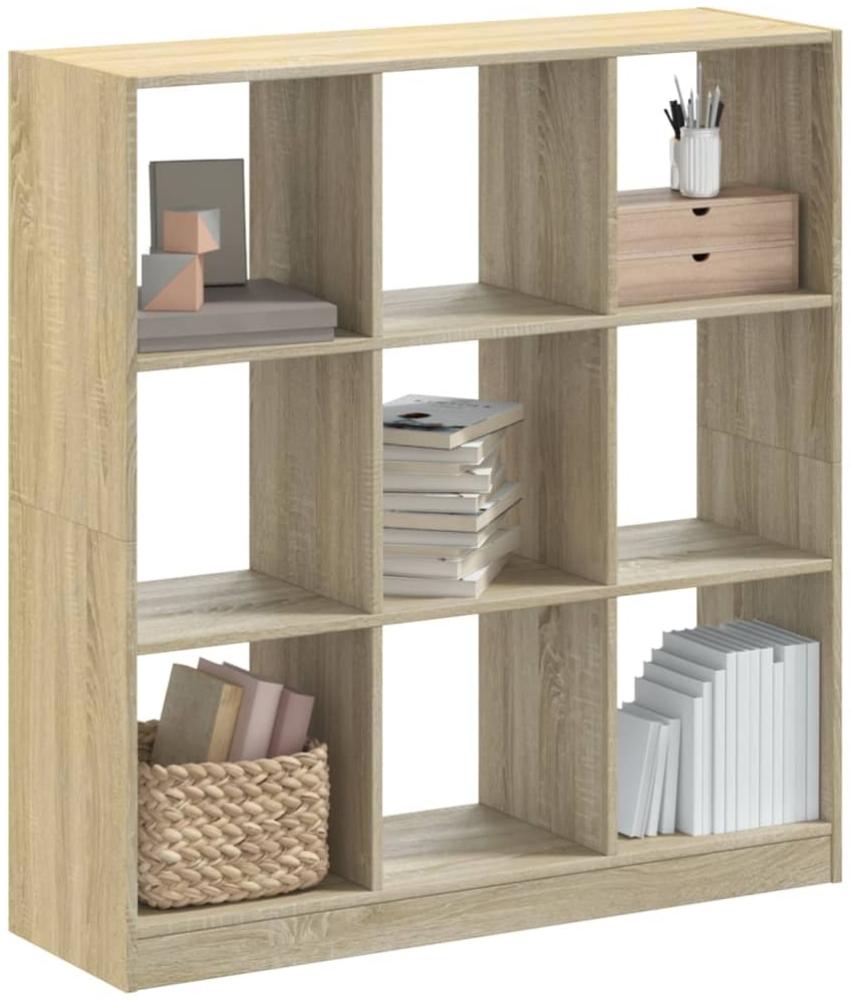 vidaXL Bücherregal Sonoma-Eiche 102x32x108 cm Holzwerkstoff 3307839 Bild 1