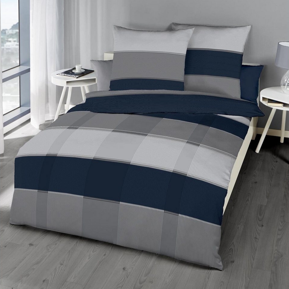 Kaeppel Bettwäsche Memory, Jersey, 2 teilig, Streifen Design in Jersey Qualität Bild 1