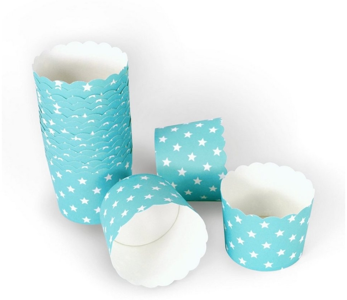 Frau WUNDERVoll Muffinform Muffin Backformen, groß Durchmesser 6,1 cm, türkis, (25-tlg) Bild 1