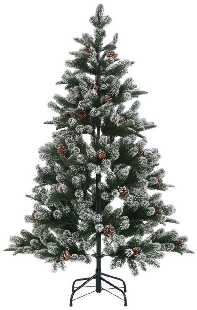 Myflair Möbel & Accessoires Künstlicher Weihnachtsbaum Weihnachtsdeko, Snow on Green, künstlicher Christbaum, Tannenbaum, mit leicht beschneiten Ästen und Tannenzapfen Bild 1