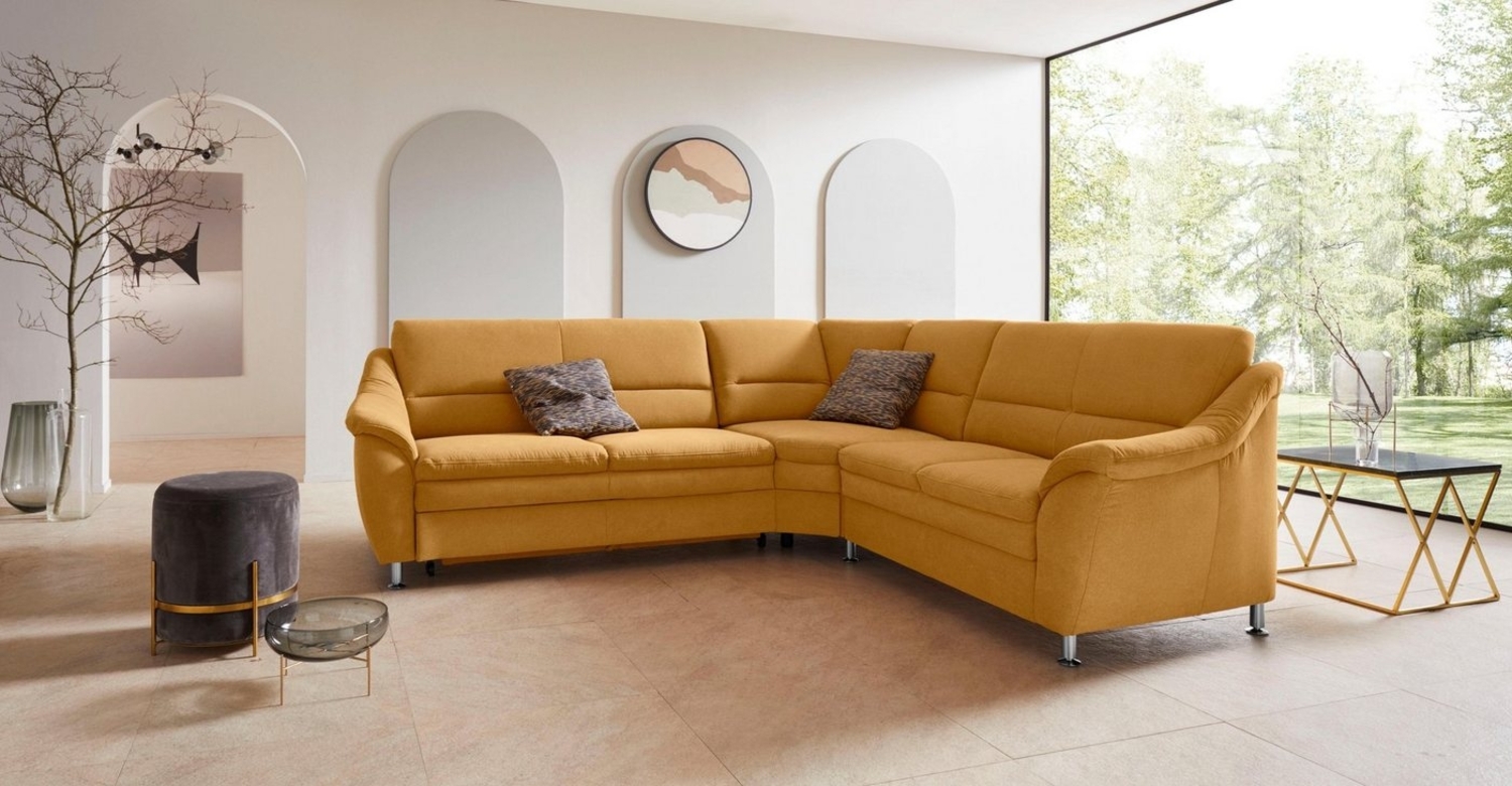 Places of Style Ecksofa Cardoso L-Form, mit Trapezecke für mehr Sitzkomfort, wahlweise auch mit Bettfunktion Bild 1