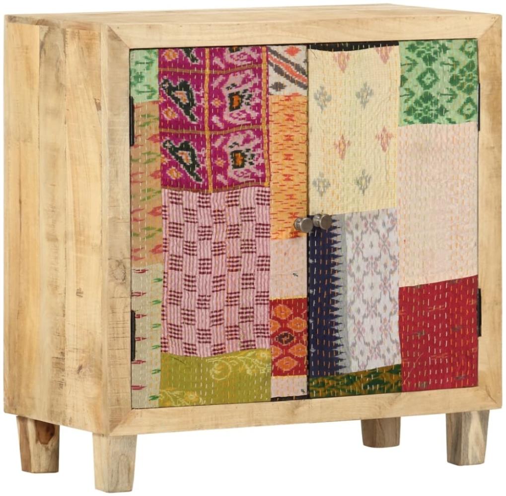 Sideboard Patchwork 70×35×75 cm Mango Massivholz Bild 1
