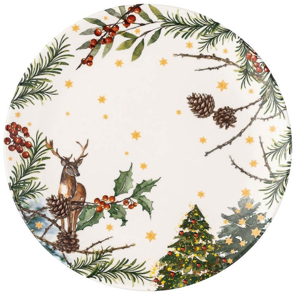 Hutschenreuther Sammelserie 2023 Am Weihnachtsbaum Teller flach 22cm Bild 1