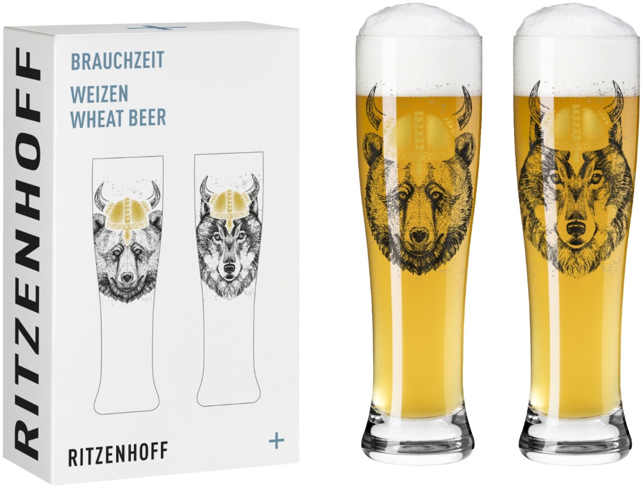 Ritzenhoff 3481008 BRAUCHZEIT Weizen 2er Set #15 #16 RDT 2023 / Bierglas / Weizenbierglas Bild 1
