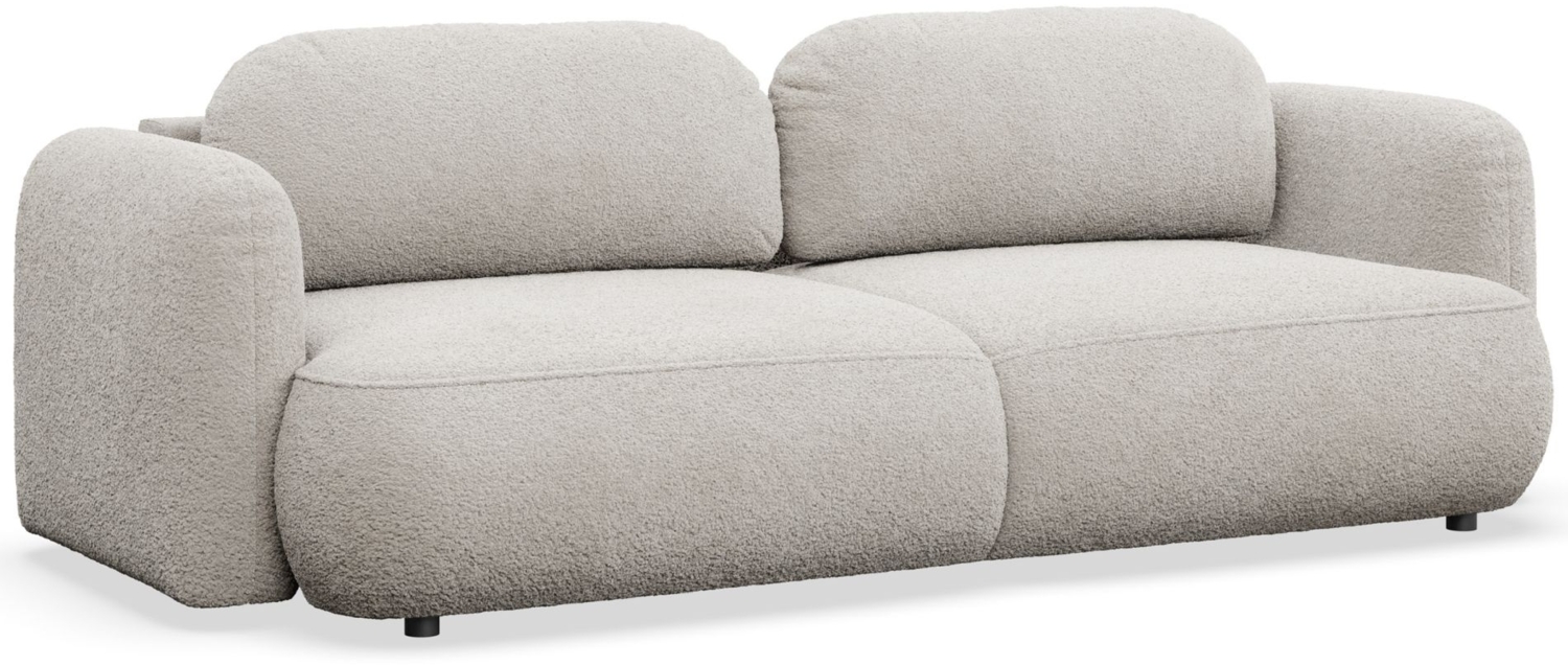 Selsey 'Tvoya' 3-Sitzer Schlafsofa mit Bouclé-Bezug, Hellbeige Bild 1
