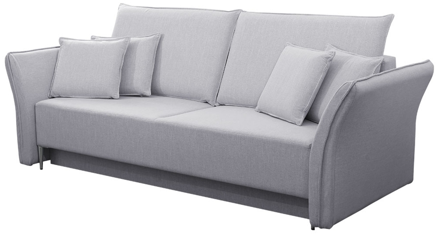 Schlafsofa Mokoli (Farbe: Terra 6, Füße: Silber) Bild 1