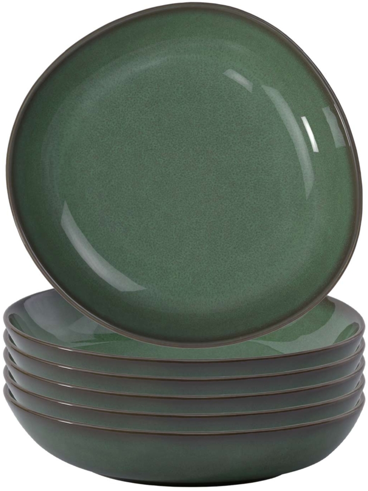 like. by Villeroy & Boch Lave vert Schale flach ø 21 cm 6er Set Bild 1