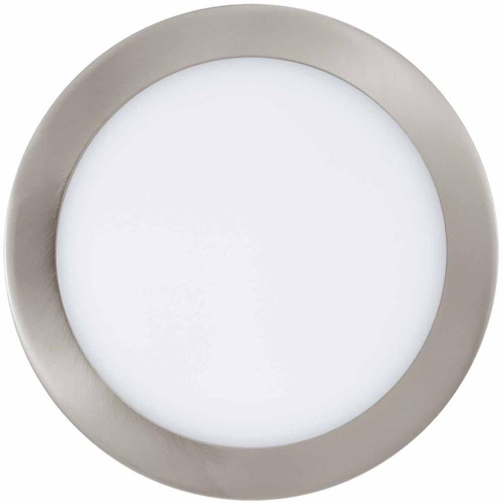 Eglo 96408 LED Einbauleuchte FUEVA 1 nickel-matt, 16,47W Ø225mm rund 3000K dimmbar Bild 1