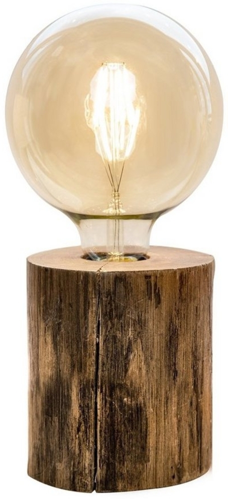 Nino Leuchten Tischlampe Wohnzimmer Tischleuchte Schlafzimmer Holz Glas 51760146 Bild 1