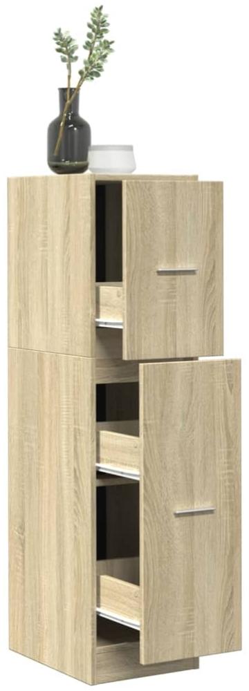 vidaXL Apothekerschrank Sonoma-Eiche 30x41x118 cm Holzwerkstoff 855162 Bild 1