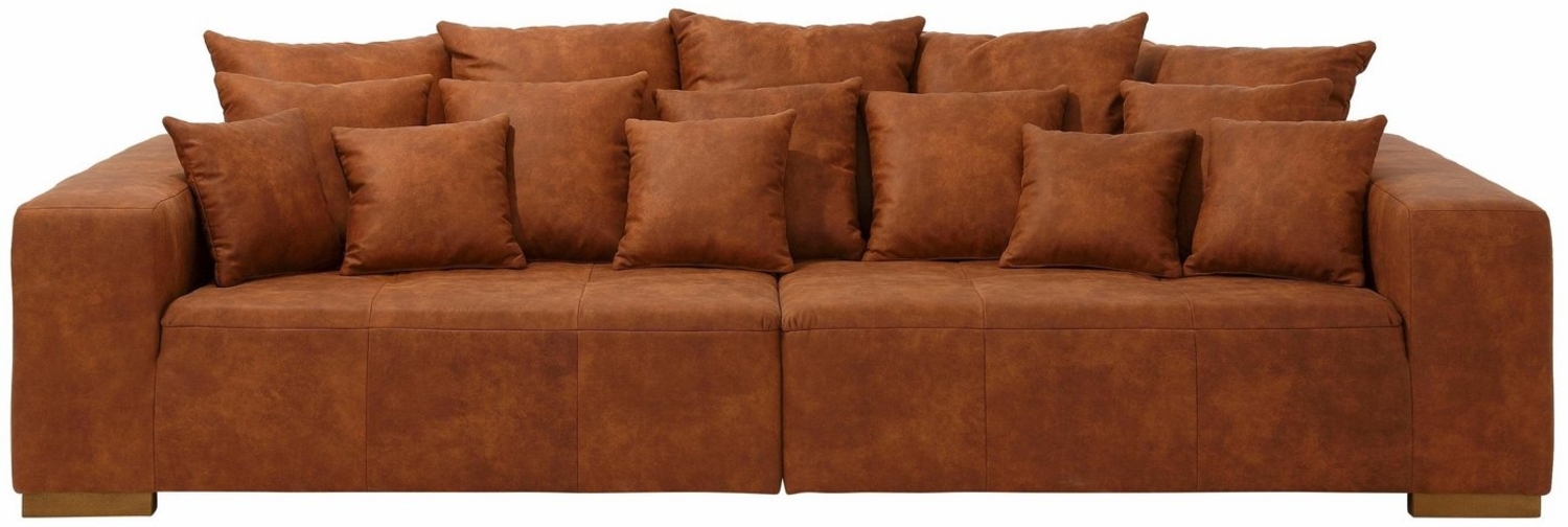 Home affaire Big-Sofa Neapel, mit vielen losen Kissen, in 2 Bezugsqualitäten Bild 1