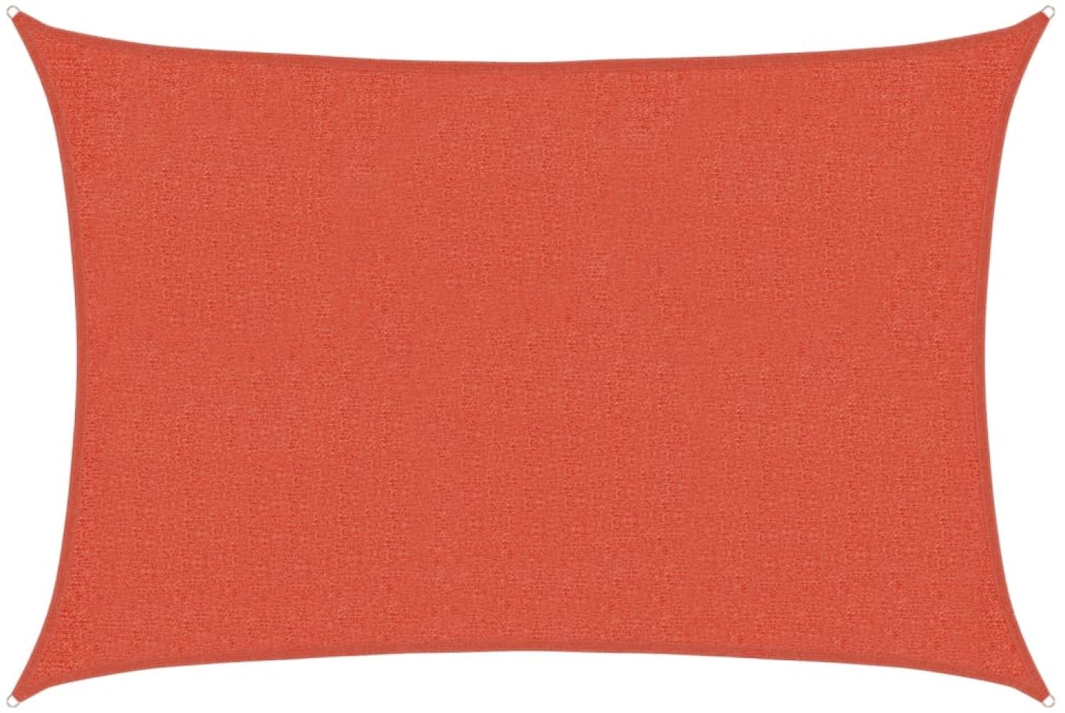 vidaXL Sonnensegel 160 g/m² Terrakottarot 2x3 m HDPE 311337 Bild 1