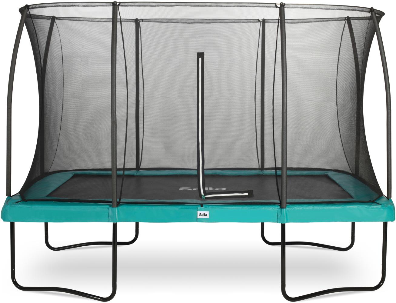 Salta 'Comfort Edition' Trampolin inkl. Sicherheitsnetz, rechteckig, grün, 244x366 cm Bild 1