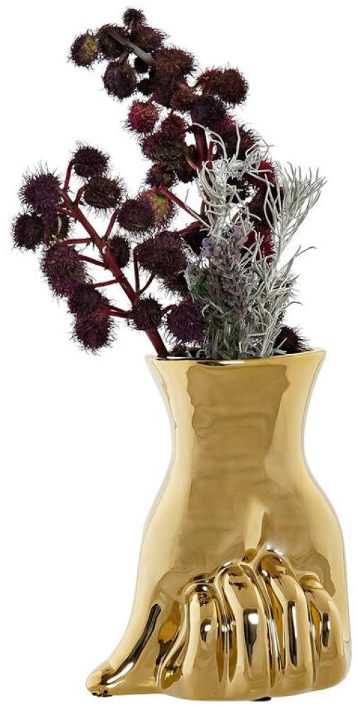 Vase DKD Home Decor Gold Steingut 17 x 12 x 21 cm Bild 1