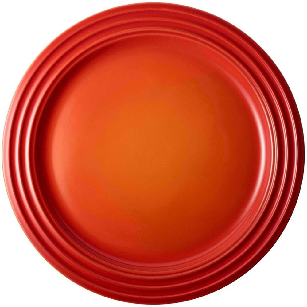 Le Creuset Frühstücksteller Ofenrot Bild 1