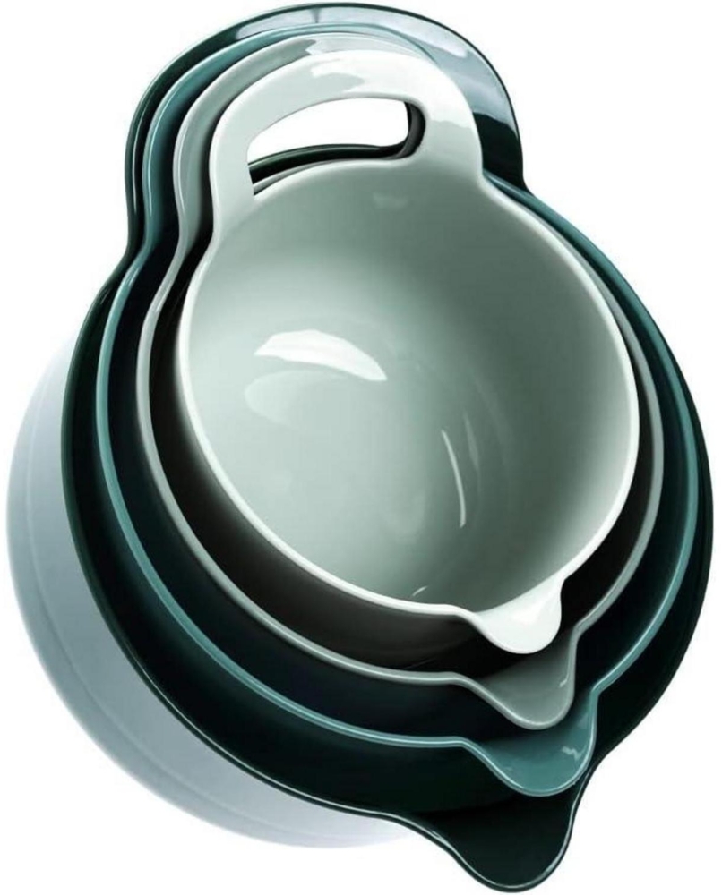 Rührschüssel 4er Pack mit Griff, Ausgießer, BPA-frei, mikrowellenfest Bild 1