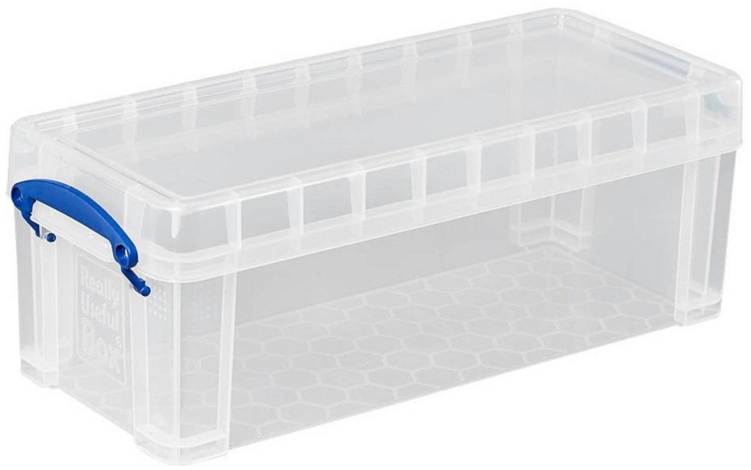 Really Useful Box Aufbewahrungsbox 6,5 l - 18,0 x 43,0 x 16,0 cm transparent Bild 1