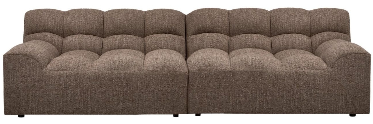 Sofa Allure aus Melange-Stoff, Braun Bild 1