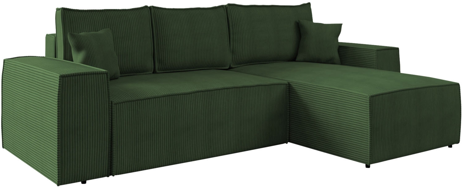 Ecksofa Magerio L Cord (Farbe: Poso 14, Seite: Rechts) Bild 1