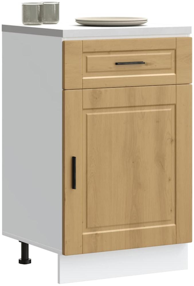 vidaXL Küchenunterschrank Porto Artisan-Eiche Holzwerkstoff 853966 Bild 1