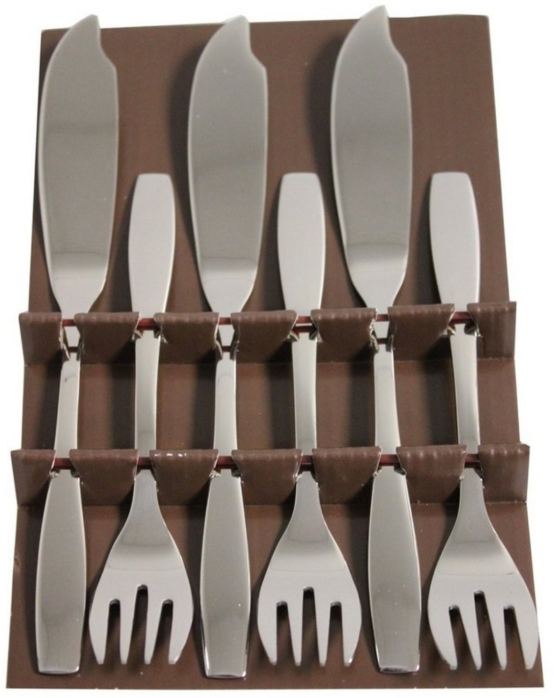 Neuetischkultur Besteck-Set Fisch Besteckset 6-teilig (6-tlg), Edelstahl, Fischmesser Fischgabel Bild 1