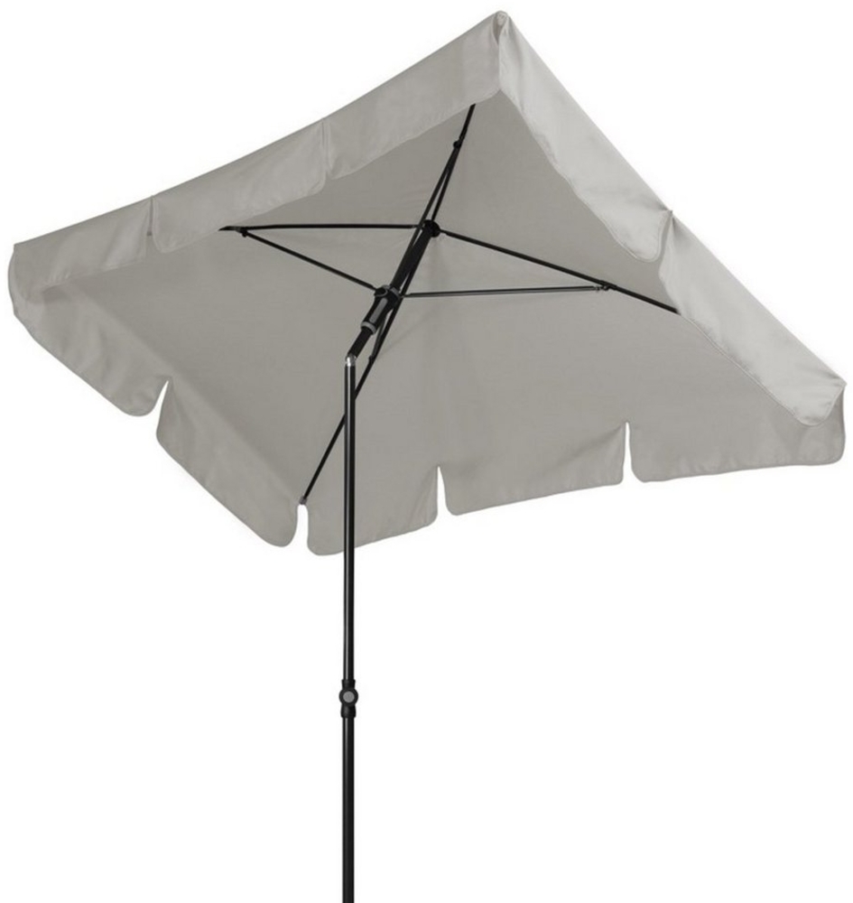 Doppler 'Sunline Waterproof NEO' Sonnenschirm grau, 185 x 120 cm Bild 1