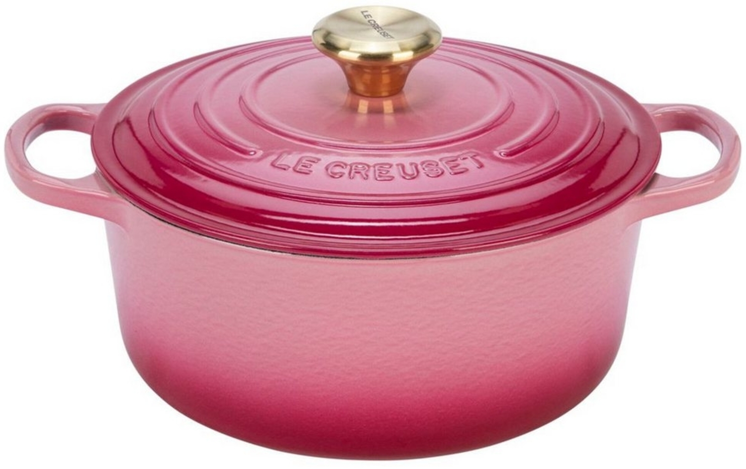 Le Creuset Signature Bräter rund 24 cm berry Bild 1