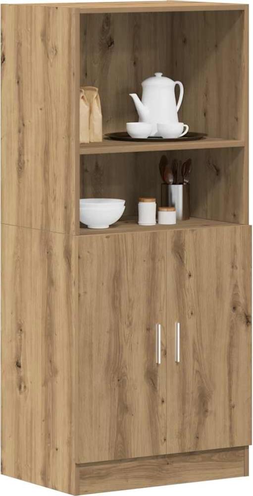 vidaXL Küchenschrank Artisan-Eiche 57x41,5x131,5 cm Holzwerkstoff 860129 Bild 1