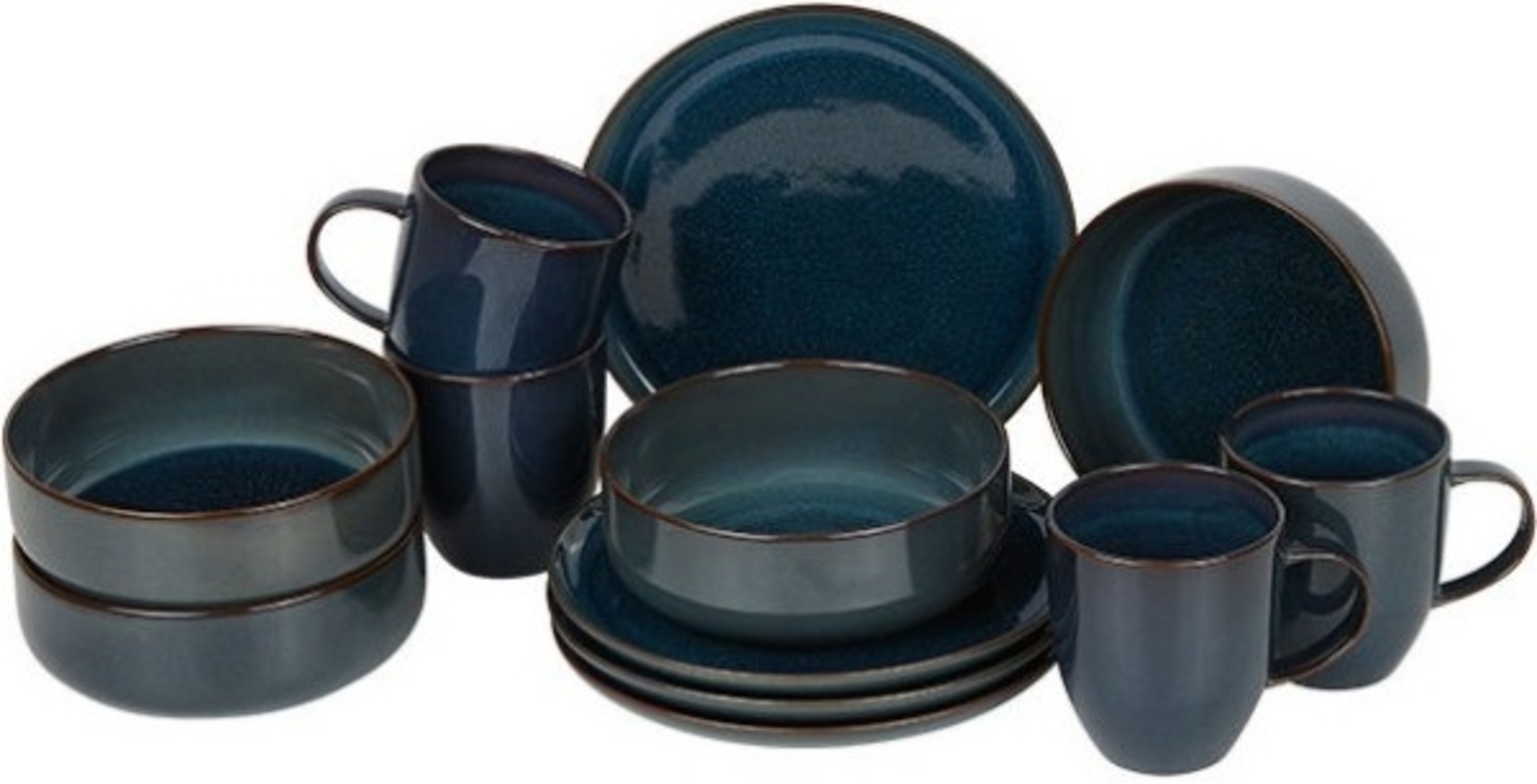 like. by Villeroy & Boch Crafted Denim Frühstücks-Set für 4 Personen / 12 Teile Bild 1