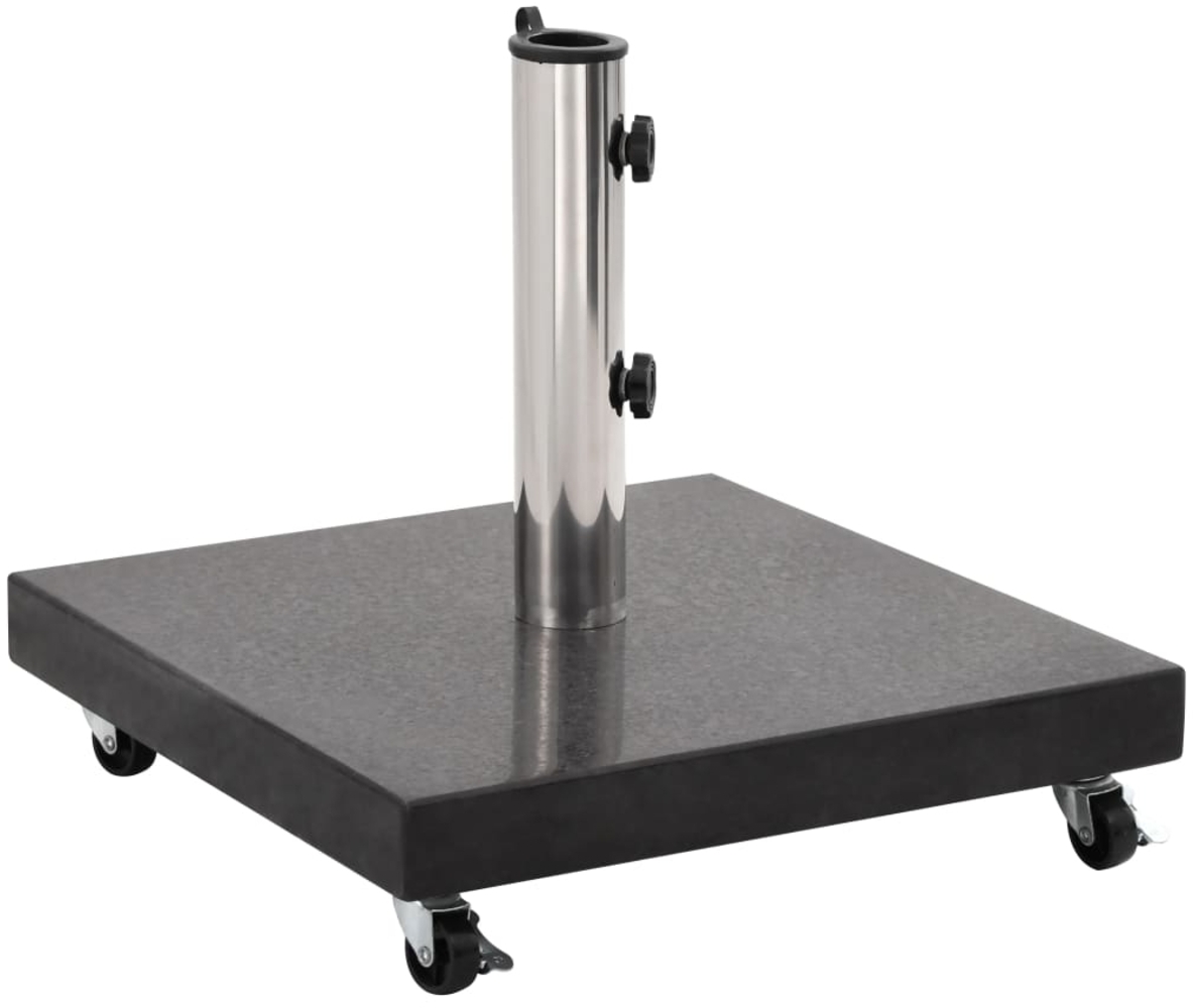 vidaXL Sonnenschirmständer Granit 30 kg Quadrat Schwarz 48565 Bild 1
