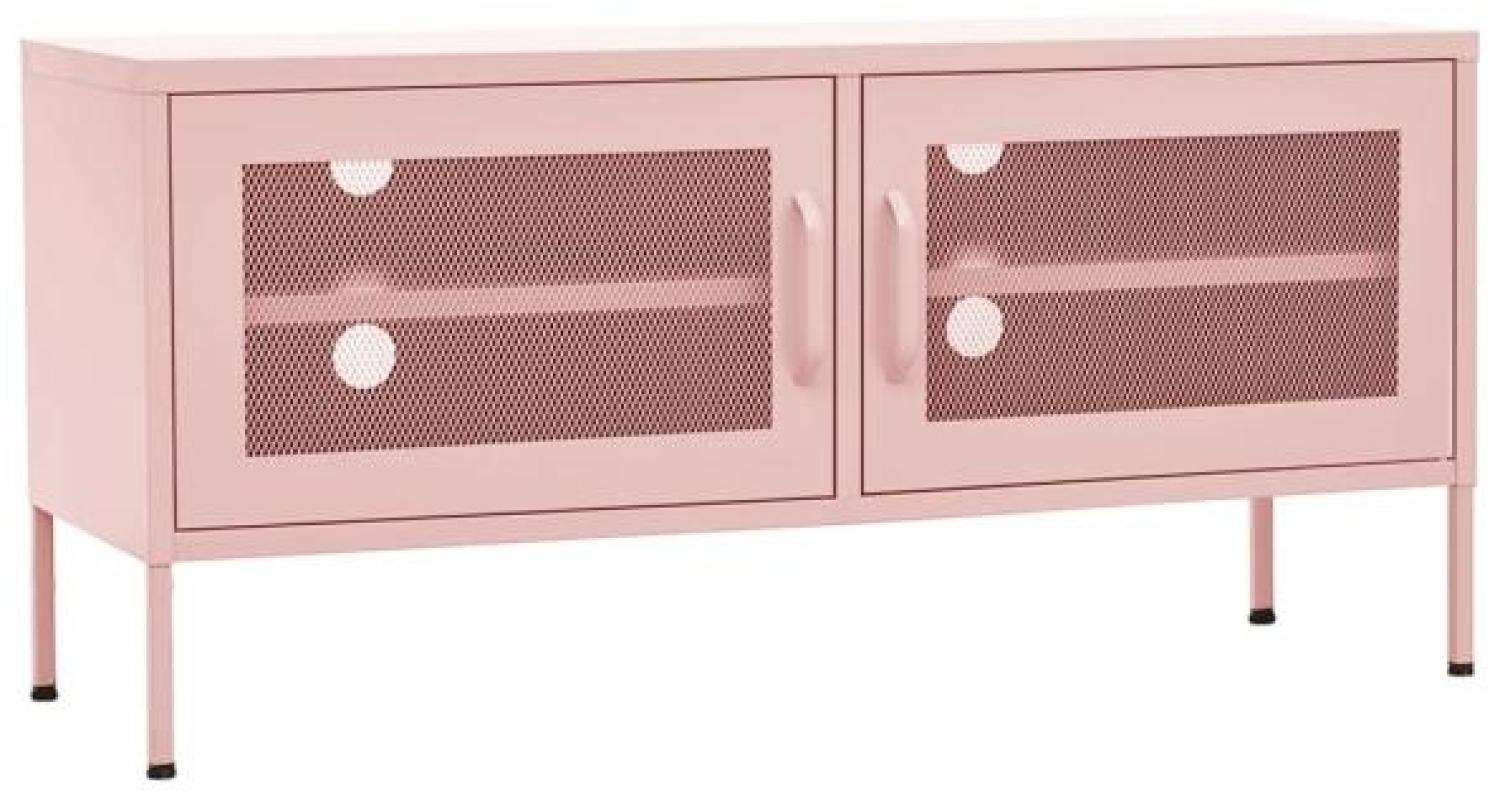 vidaXL TV-Schrank Rosa 105x35x50 cm Stahl 336238 Bild 1