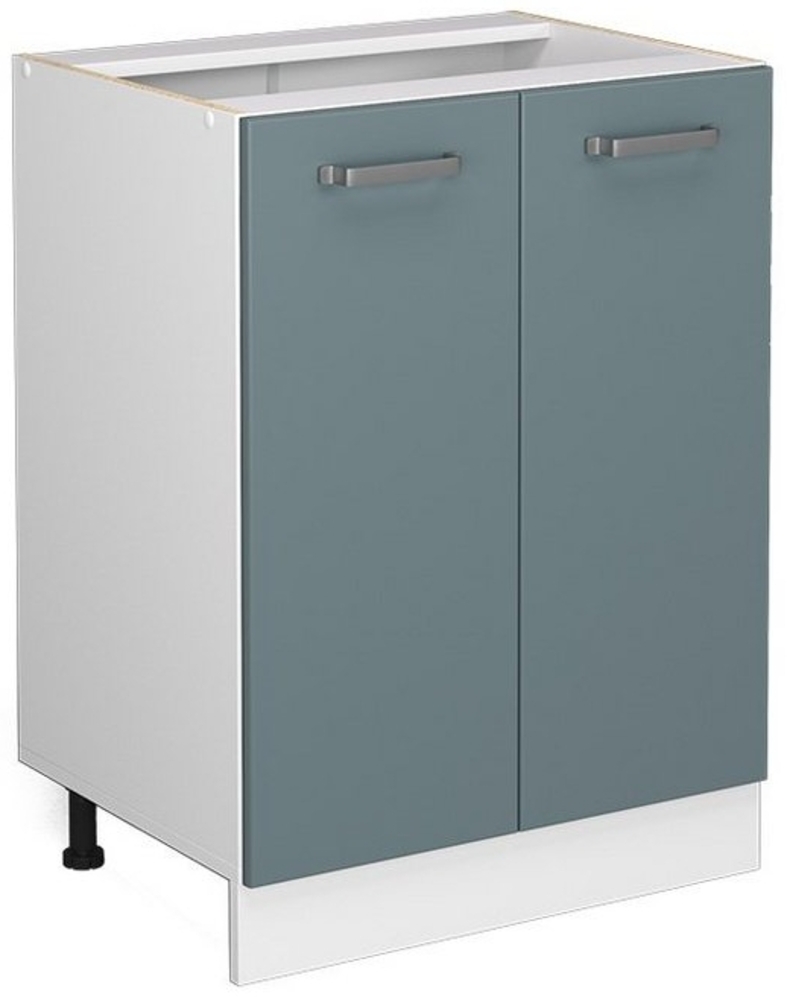 Vicco stehender Küchenschrank Blau-Grau 60 cm ohne Arbeitsplatte, R-Line Bild 1