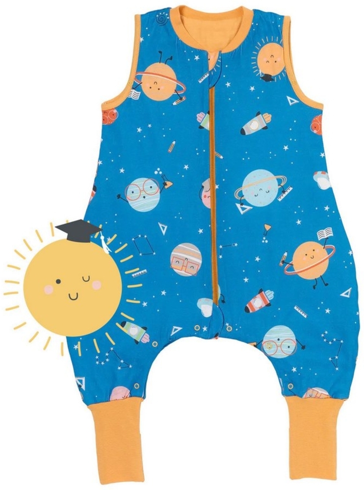 Schlummersack Kinderschlafsack Schlafsack mit Füßen und umklappbaren Bündchen, 1.0 Tog OEKO-TEX Bild 1