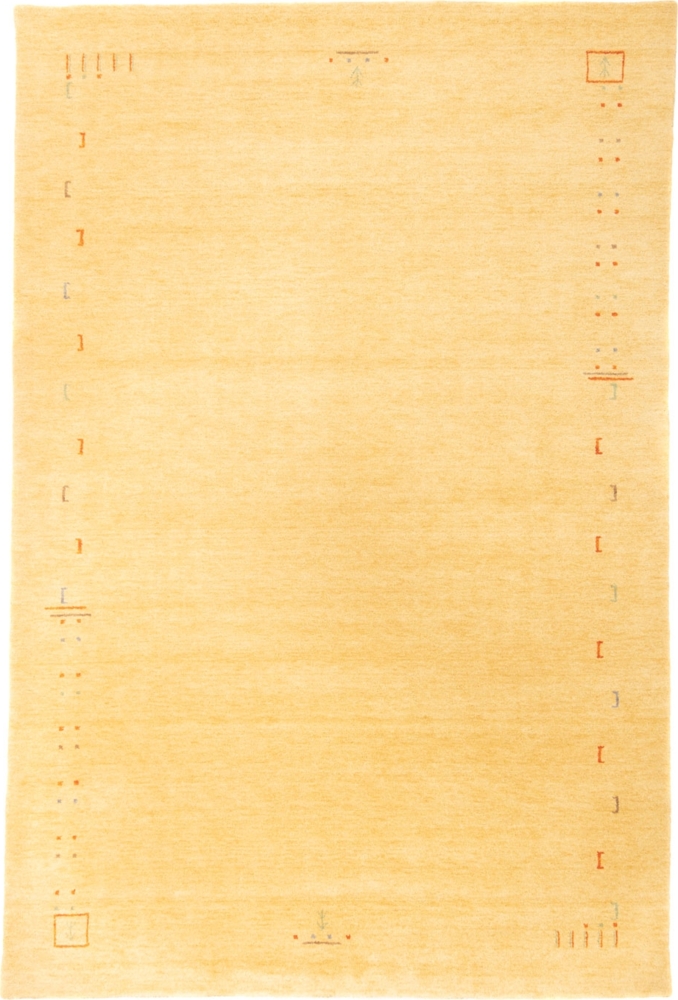 Morgenland Gabbeh Teppich - Indus - Fenth - rechteckig - 90 x 60 - Gold Bild 1