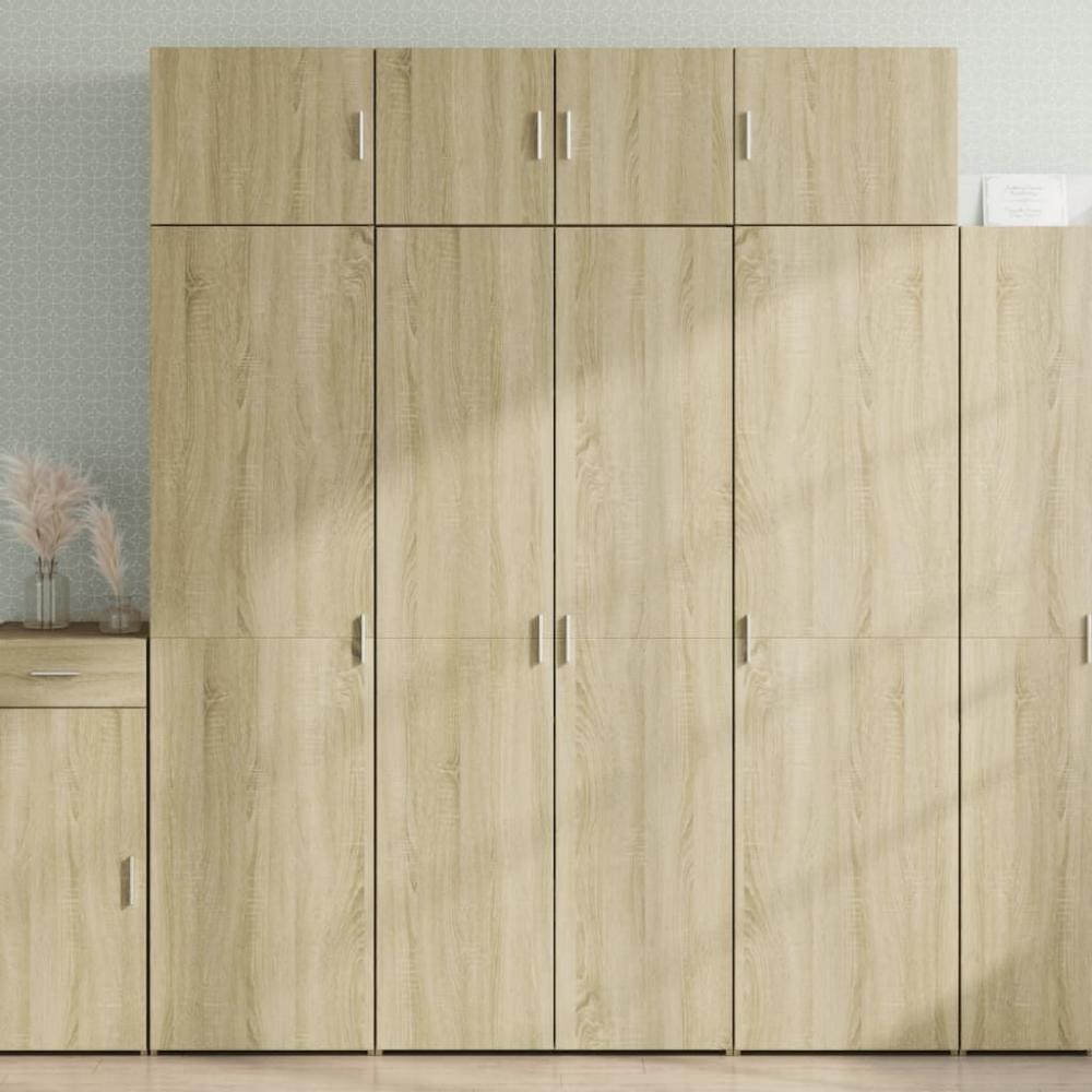 vidaXL Hochschrank Sonoma-Eiche 80x42,5x225 cm Holzwerkstoff 3281352 Bild 1