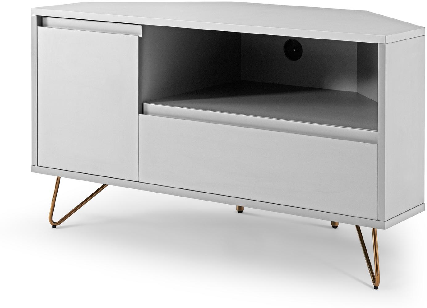 Eck TV-Lowboard Fernsehschrank Kommode Sideboard Wohnzimmer Schrank Bild 1