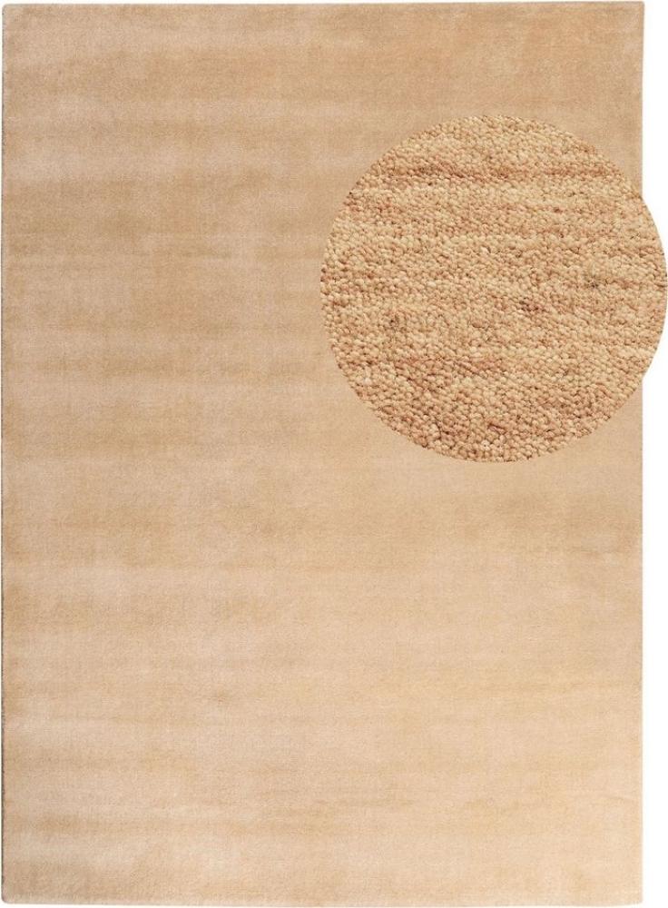 Gabbeh Teppich Jaipur, Farbe: Beige, Größe: 70x140 cm Bild 1