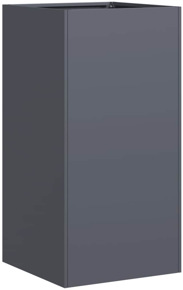 vidaXL Pflanzkübel Anthrazit 40x40x80 cm Kaltgewalzter Stahl 860705 Bild 1