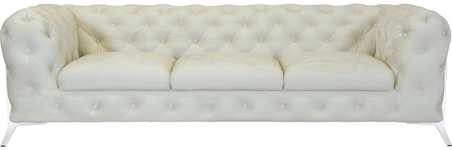 Leonique Chesterfield-Sofa Amaury, aufwändige Knopfheftung, moderne Chesterfield Optik, Fußfarbe wählbar Bild 1