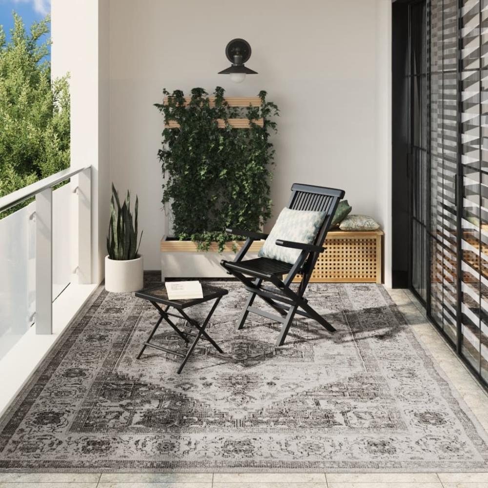 vidaXL Teppich ARBIZU Indoor und Outdoor Vintage-Design 240x340 cm 375715 Bild 1