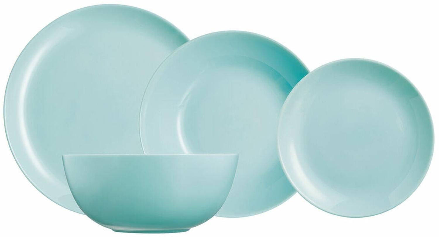 Geschirr Luminarc DIWALI TURQUESA türkis Glas 19 Stücke Bild 1