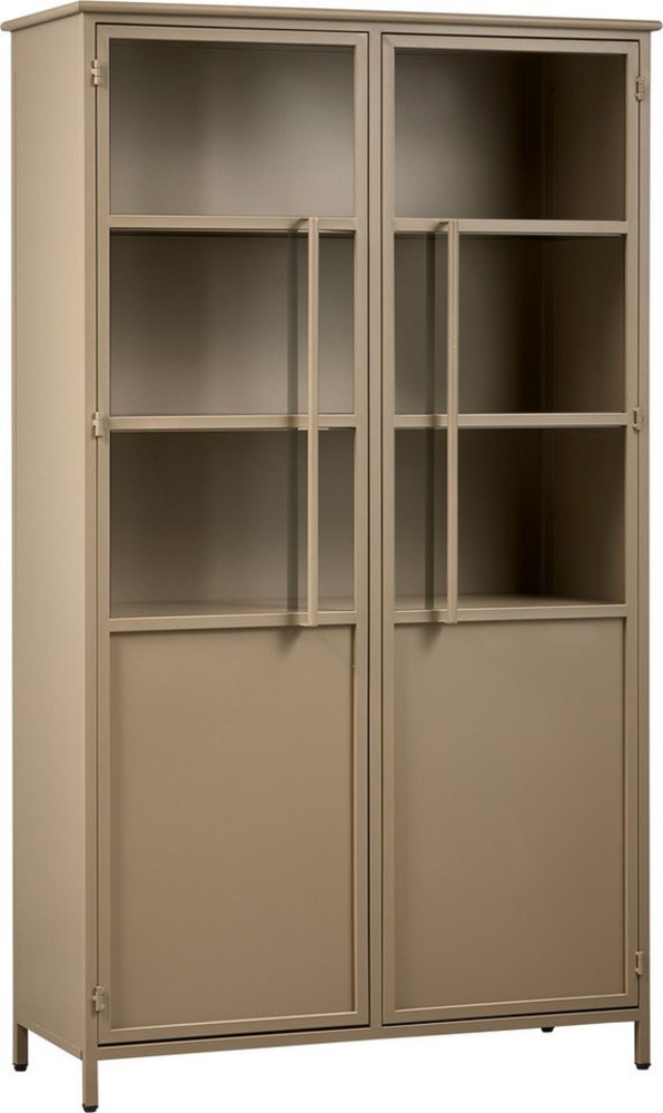 BePureHome Vitrine Exhibit aus Metall, Kaki, 99 x 44 x 170 cm Bild 1